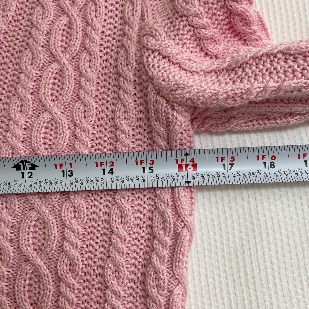 Ralph Lauren Light Pink V-Neck Sweater - Picture 6 of 9